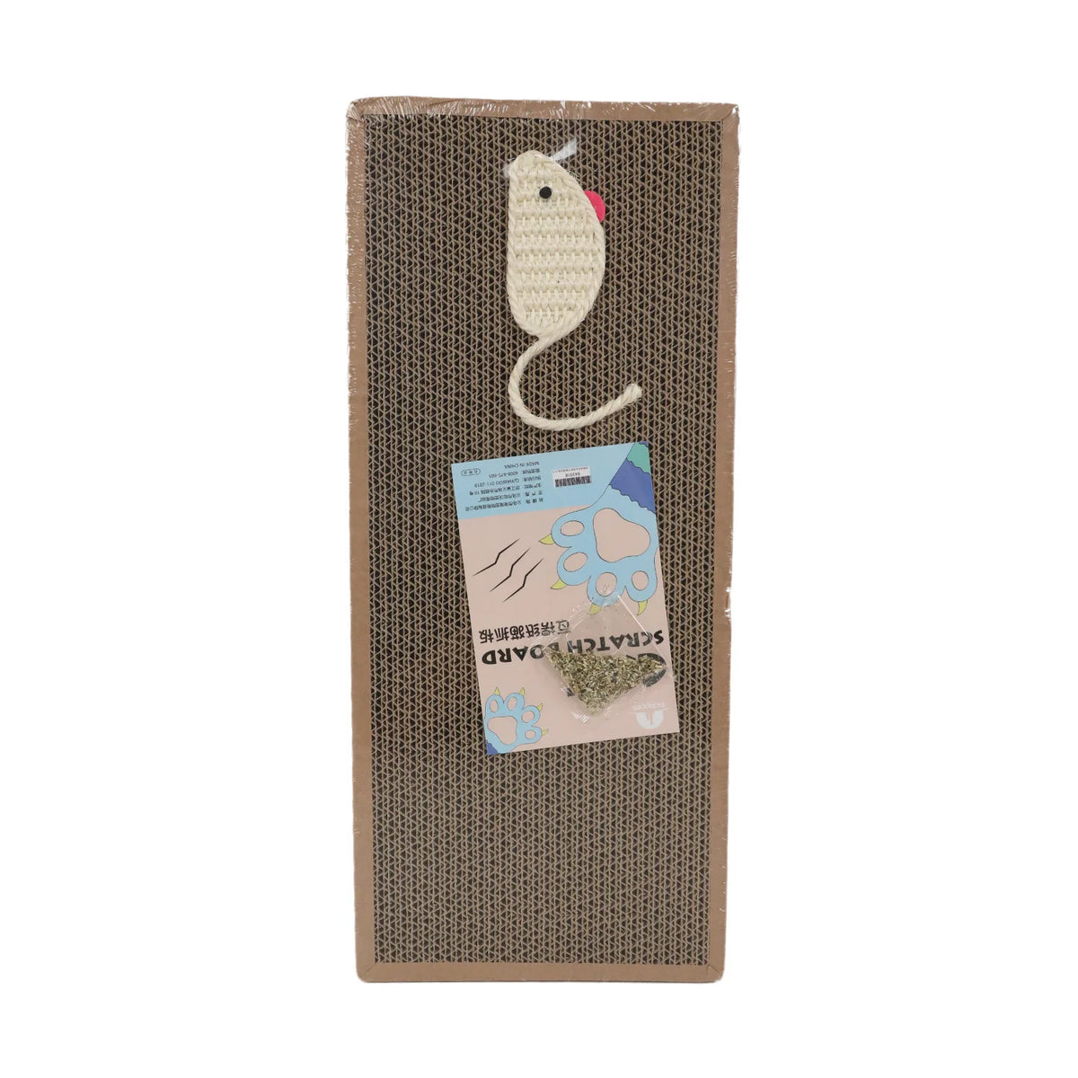 Oval Corrugated Cardboard Cat Scratcher