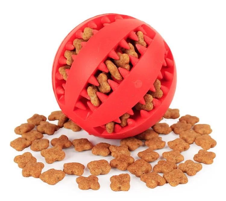 Natural rubber treat dispensing ball for dogs – photo 10