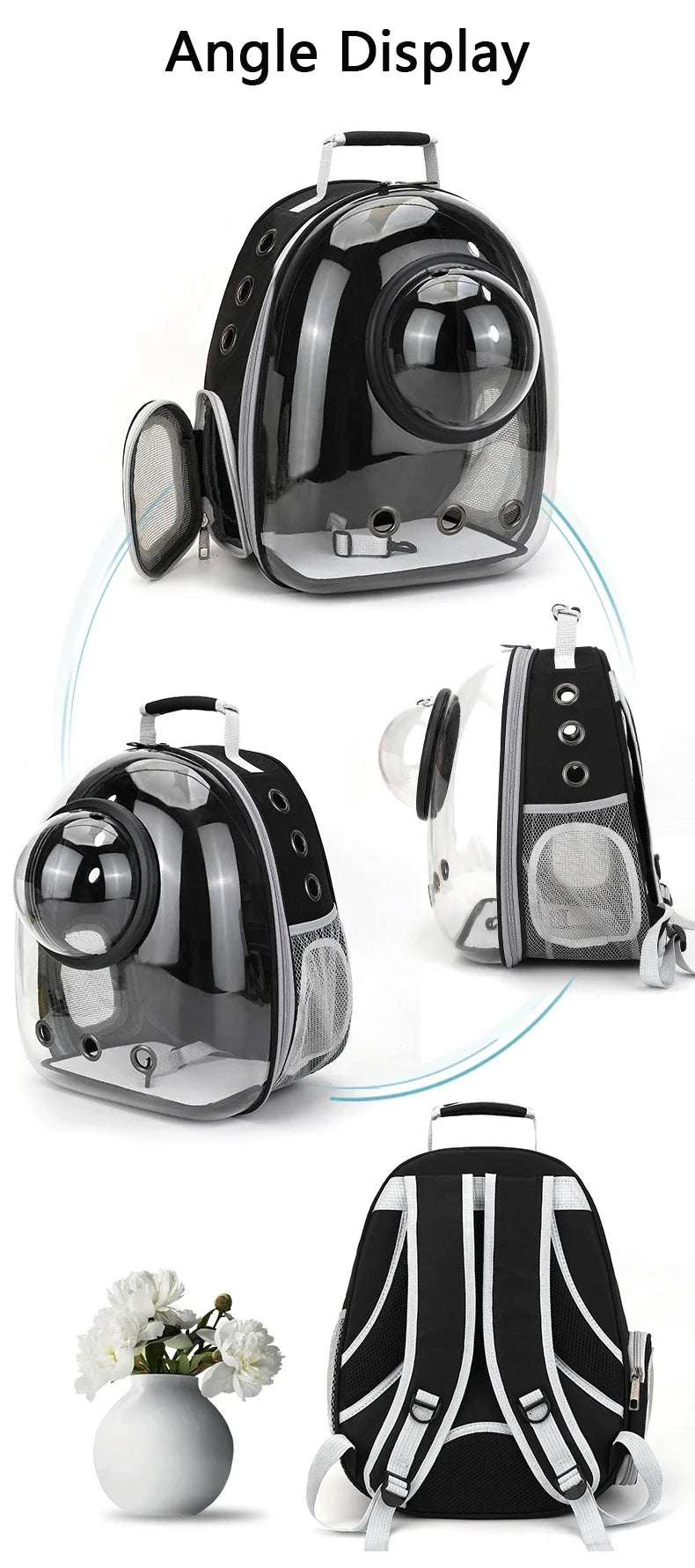 Clear Bubble Pet Carrier Backpack for Cats