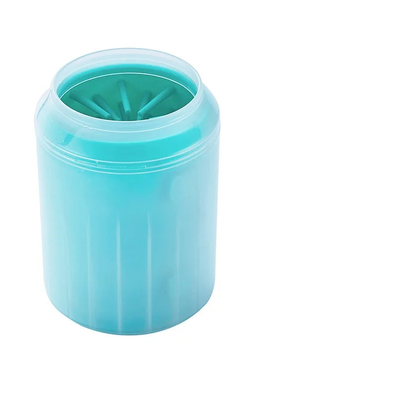 Dog paw cleaner cup with silicone bristles – photo 12