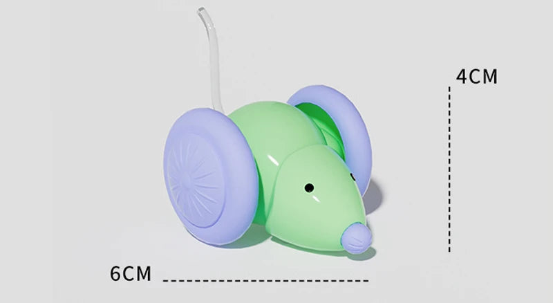 Small rechargeable automatic mouse toy for cats – photo 6