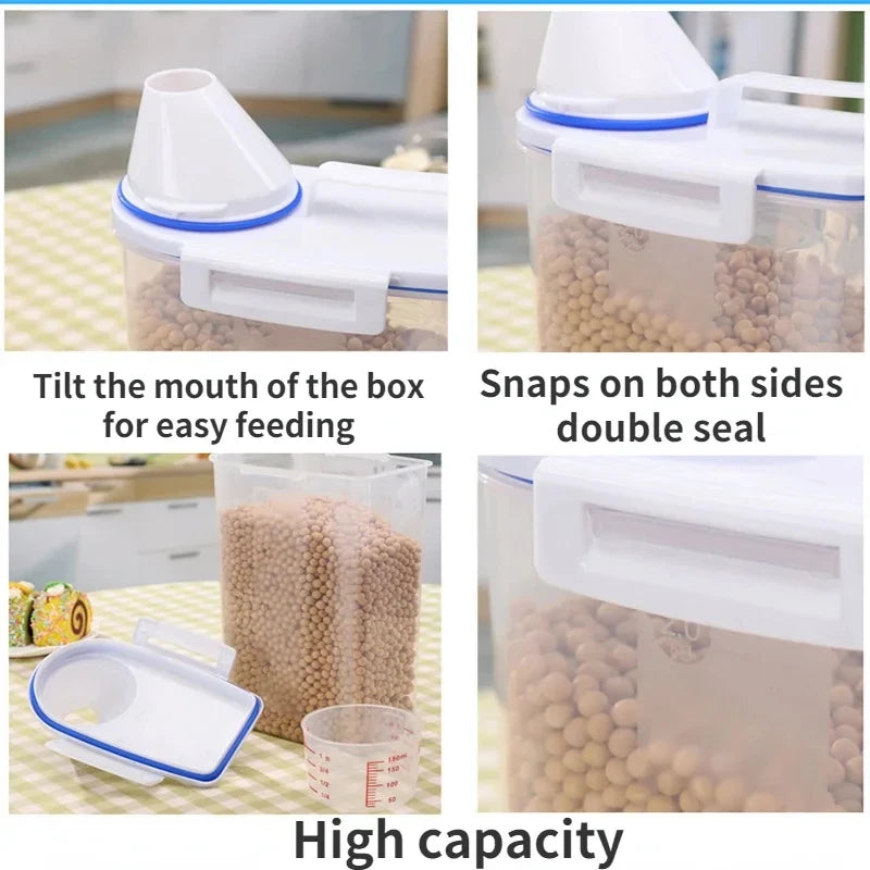 Airtight pet food storage container – photo 5