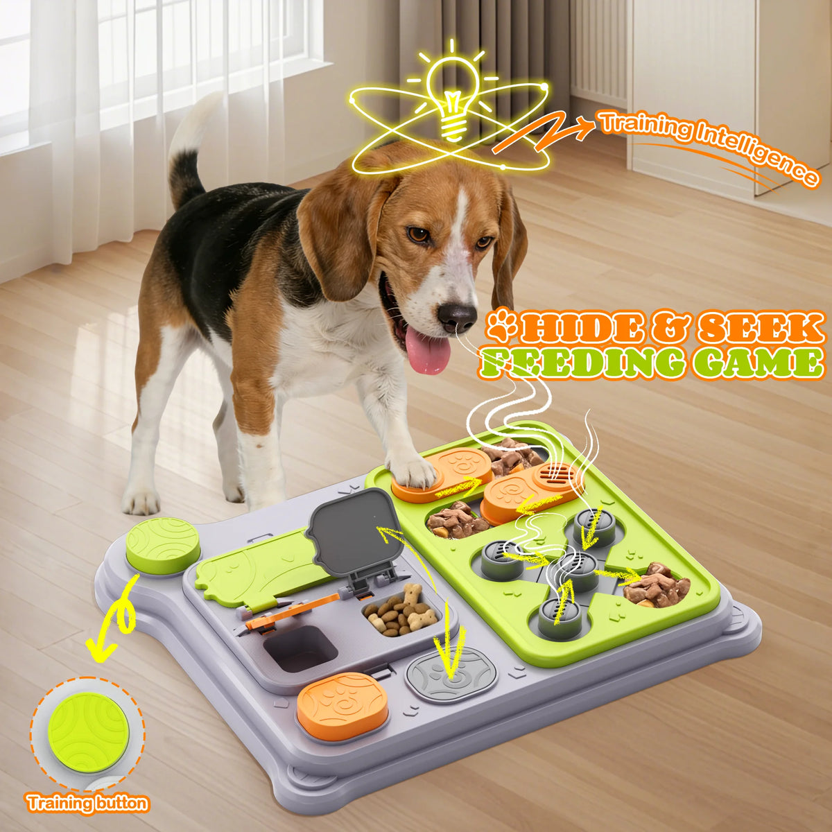 Interactive Treat Puzzle Toy for Dogs