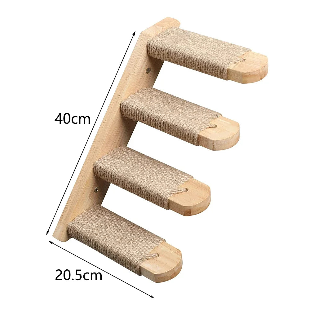 Wall-Mounted Cat Shelves, Steps & Hammocks