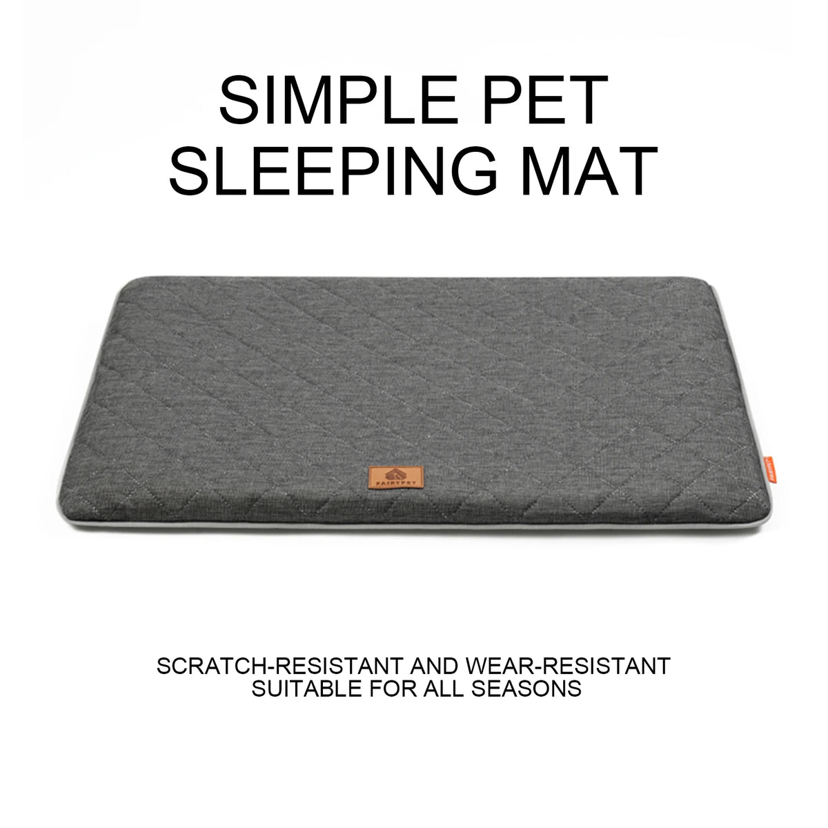 Soft washable dog crate mat with non-slip base – photo 5