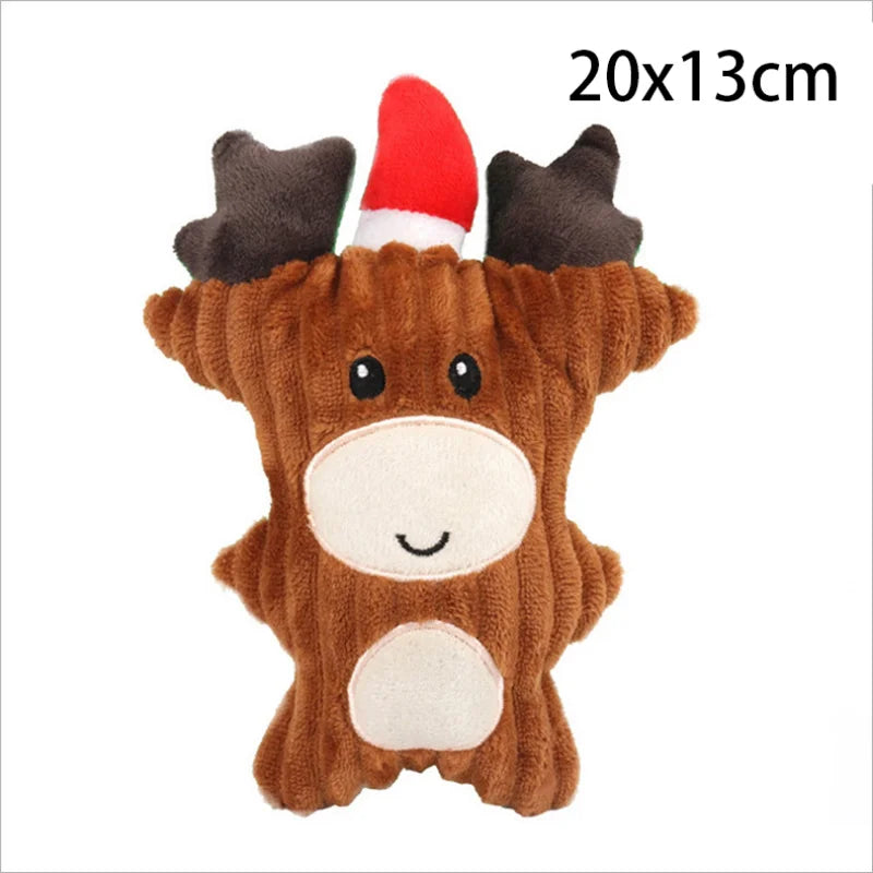 Christmas Plush Squeaky Dog Toy