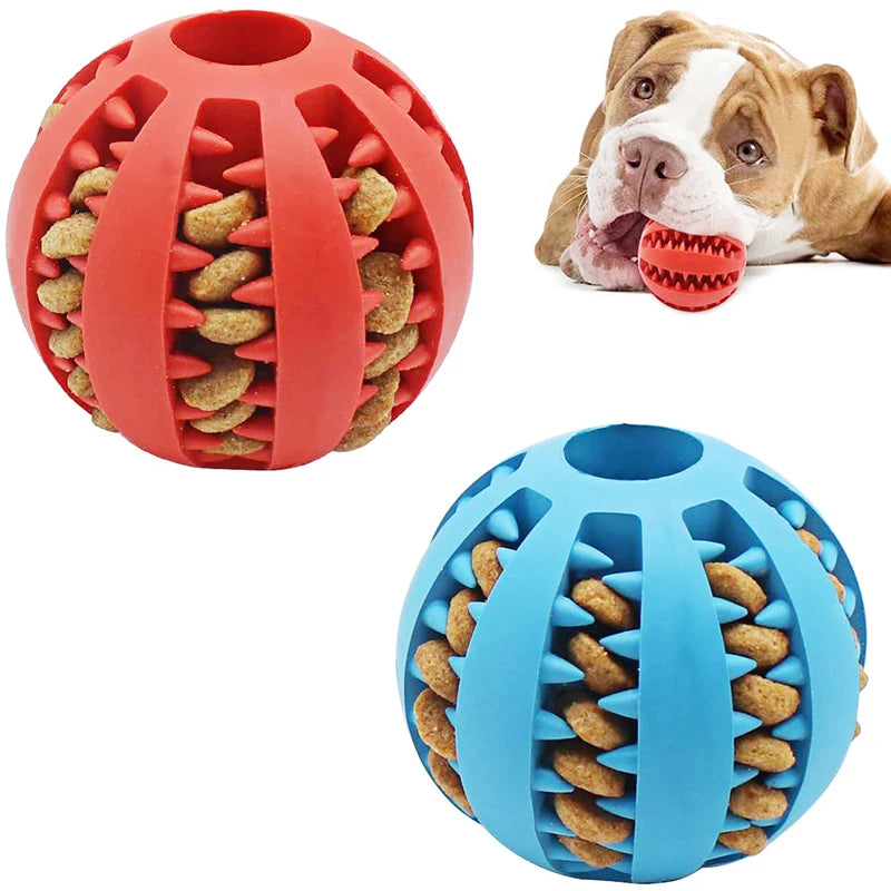 Natural rubber treat dispensing ball for dogs – photo 9