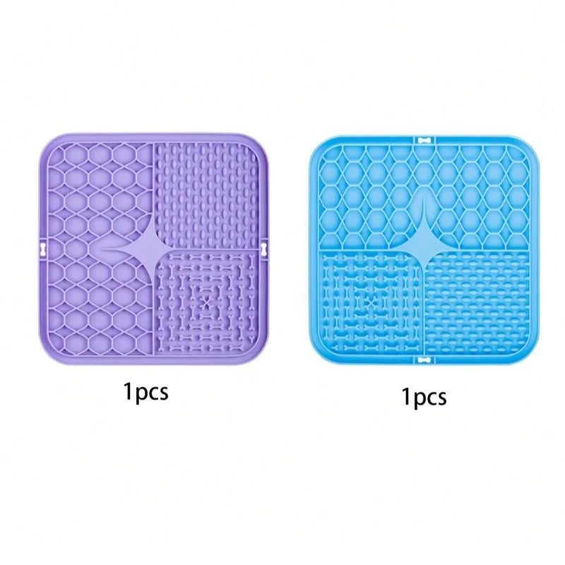 Dog Lick Mat with Suction Cups, Silicone Slow Feeder Mat 15.5cm – photo 10