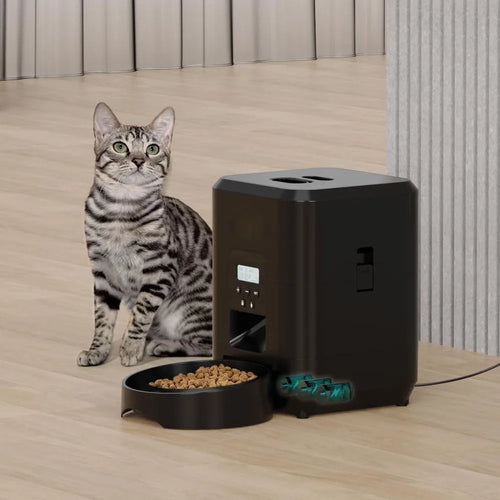 Automatic timed pet feeder with LCD display – photo 2