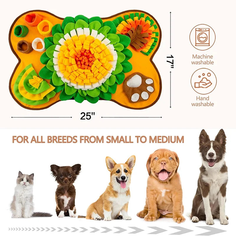 Dog snuffle mat with hidden treats – photo 11