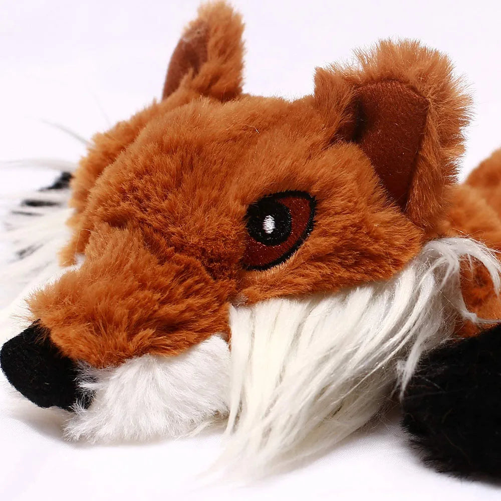 Stuffing-free plush animal squeaky dog toys – photo 11