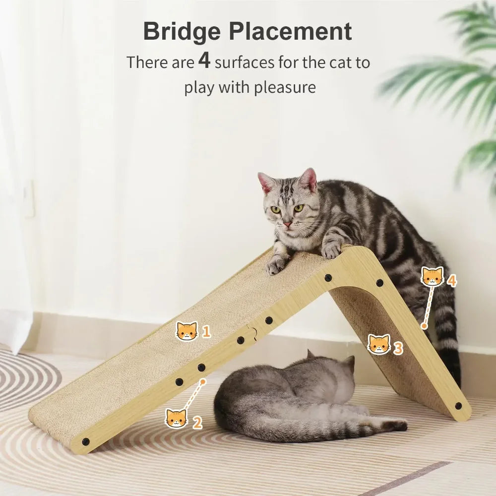 L-shaped cardboard cat scratcher – photo 2