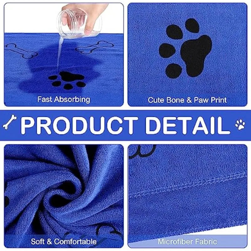 Absorbent microfibre dog towel – photo 11