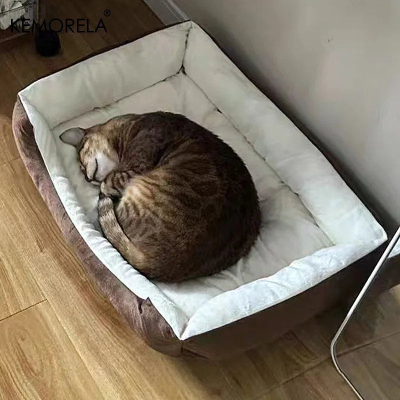 Plush dog bed with soft high-rebound filling – photo 5