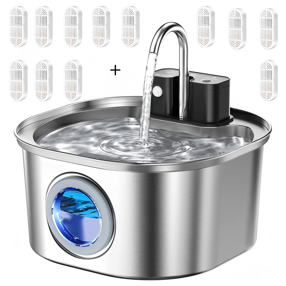 Cordless motion-sensor cat water fountain - photo 6