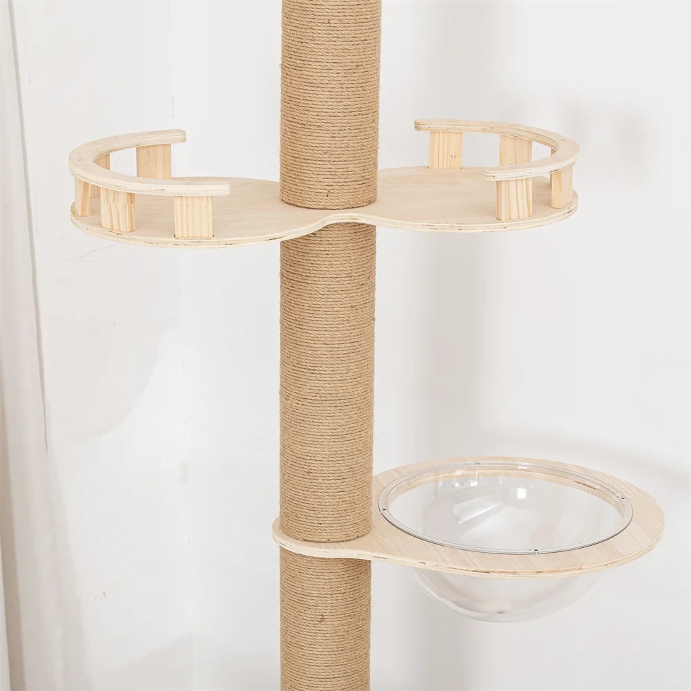 Adjustable Floor-to-Ceiling Cat Tree 250–270cm