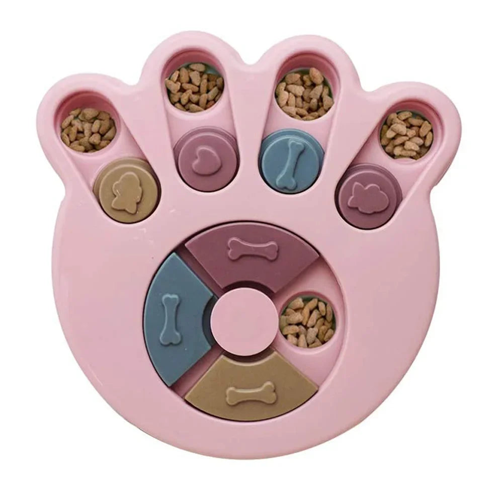 Slow Feeder Puzzle Bowl for Dogs & Cats