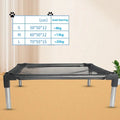 Raised dog bed with breathable mesh and guardrail – photo 7