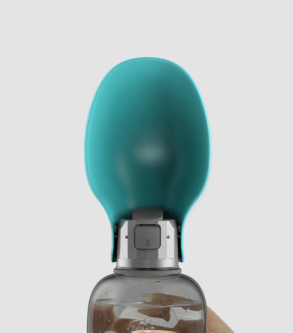 Portable dog water bottle with drinking bowl – photo 8