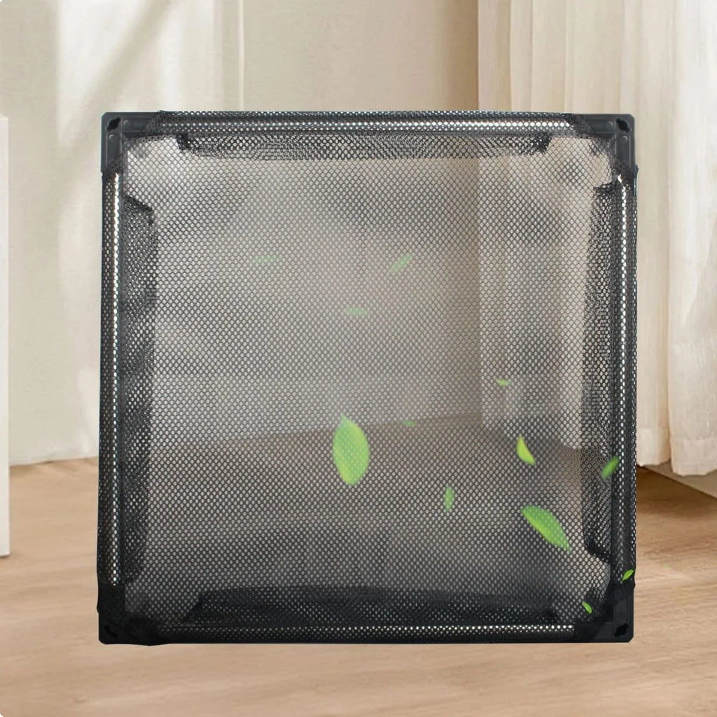 Raised dog bed with breathable mesh and guardrail – photo 6