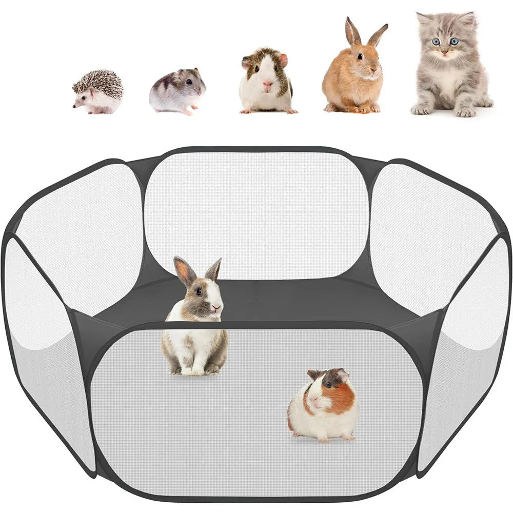 Pop-Up Foldable Pet Playpen with Carry Bag