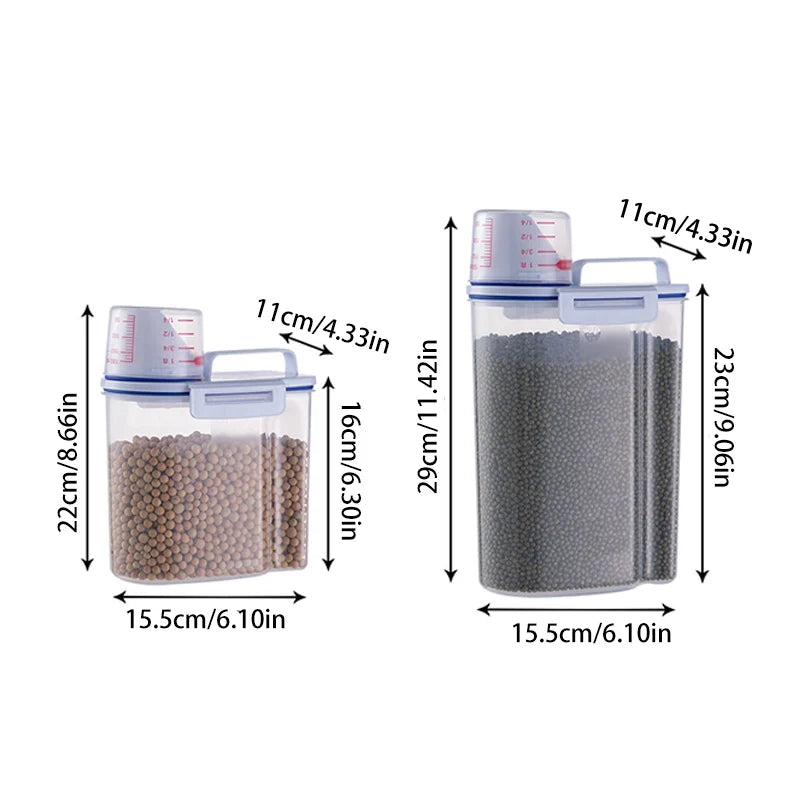 Airtight pet food storage container – photo 6