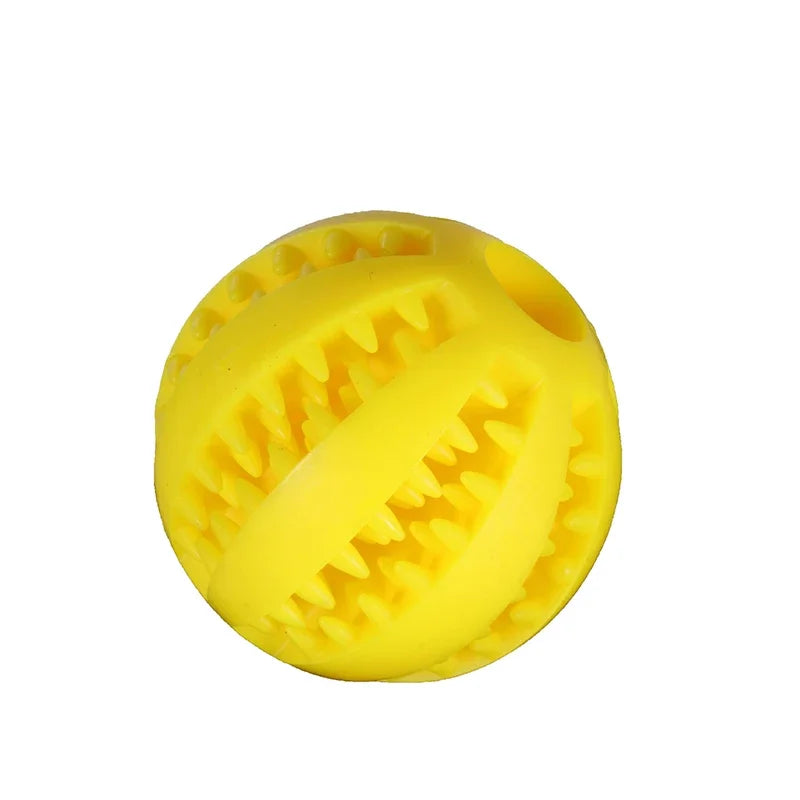 Treat Dispensing Rubber Ball for Dogs
