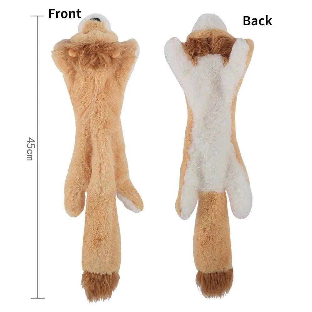 Stuffing-Free Squeaky Animal Dog Toy
