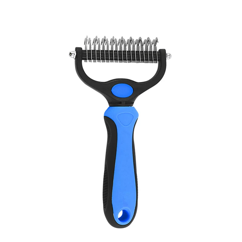 Stainless Steel Deshedding Brush for Cats & Dogs