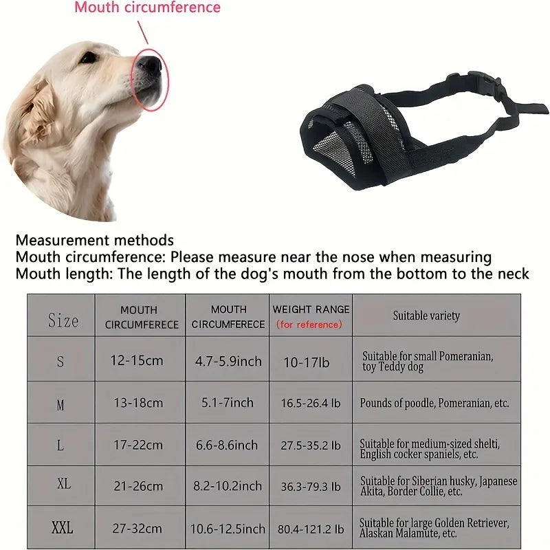Soft Mesh Dog Muzzle – photo 3