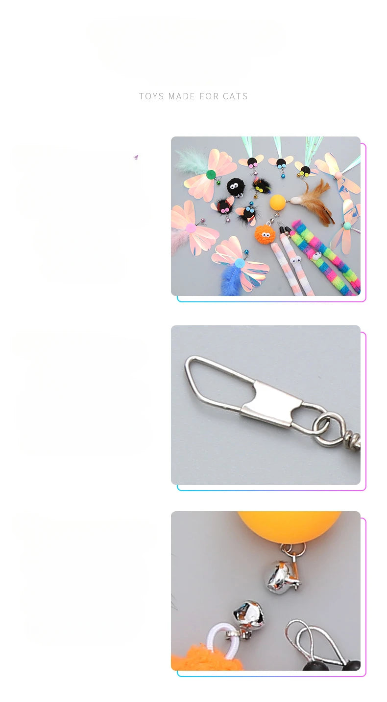 Cat Teaser Wand Replacement Heads