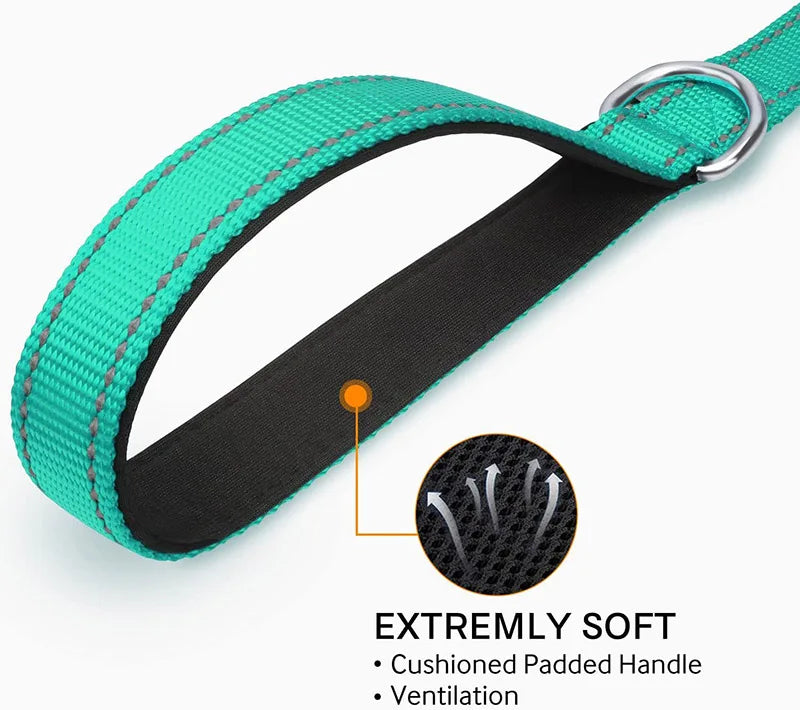 Reflective polyester lead for dogs and cats – photo 10