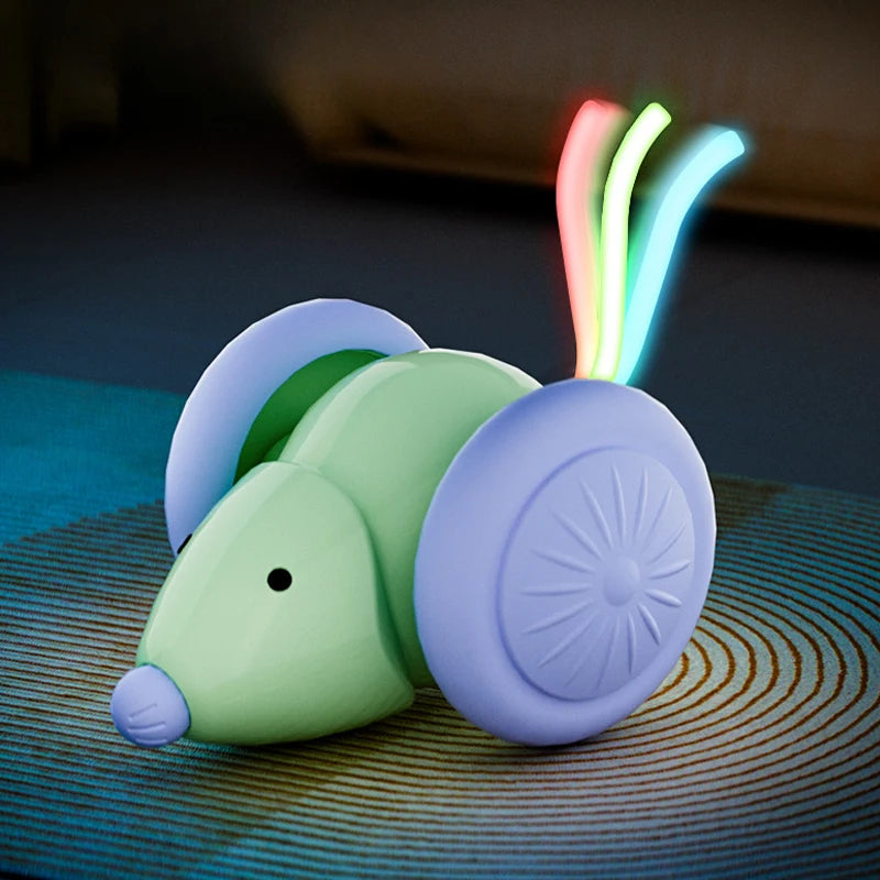 Small rechargeable automatic mouse toy for cats – photo 2