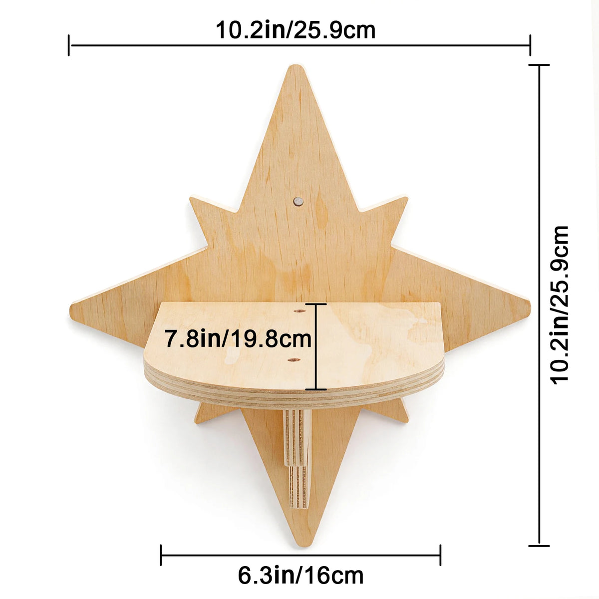 Wall-Mounted Pine Cat Shelves & Perches