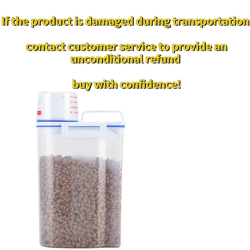Airtight pet food storage container – photo 4