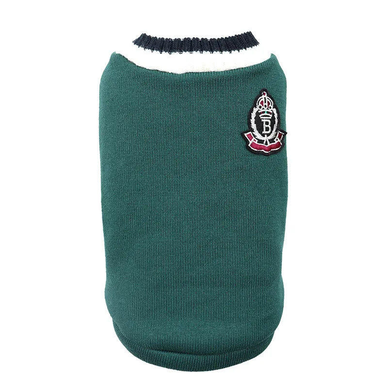 Soft knitted jumper with animal pattern for dogs and cats – photo 10