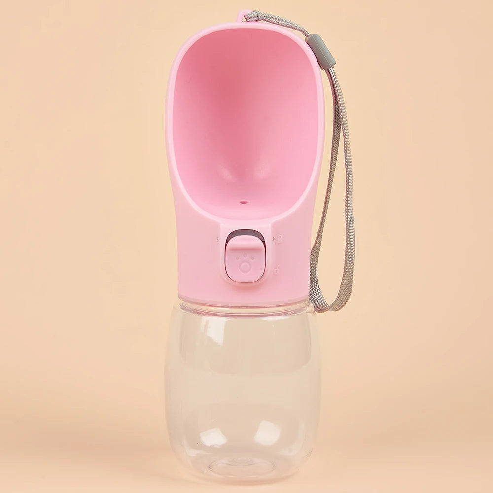Portable Dog Water Bottle with Drinking Bowl