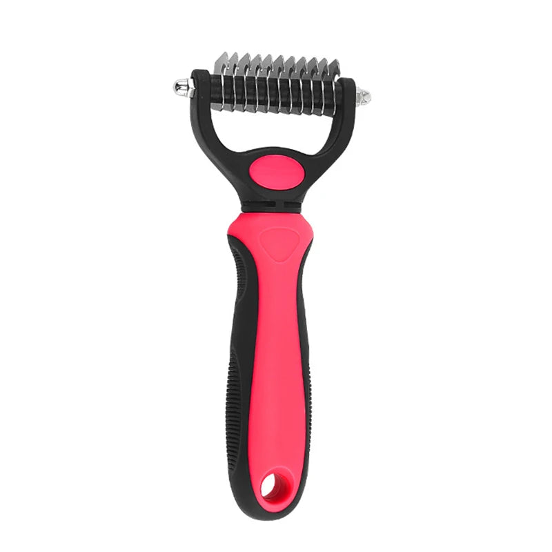 Stainless Steel Deshedding Brush for Cats & Dogs