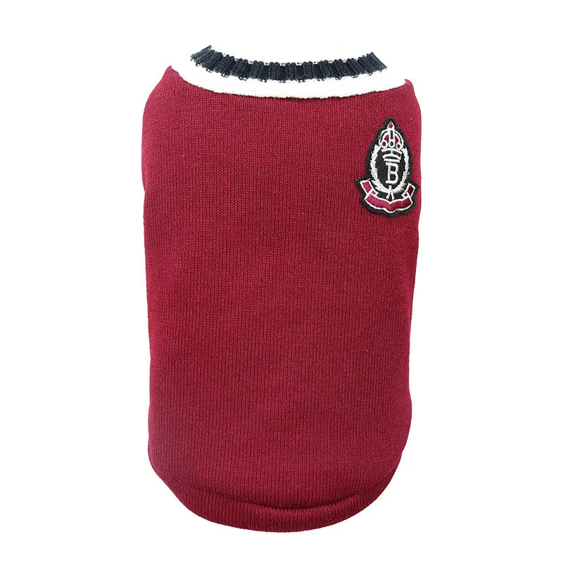 Soft knitted jumper with animal pattern for dogs and cats – photo 7