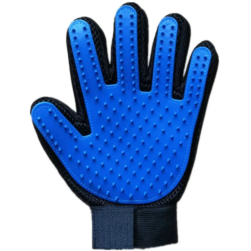 Silicone pet grooming glove for cats and dogs – photo 8