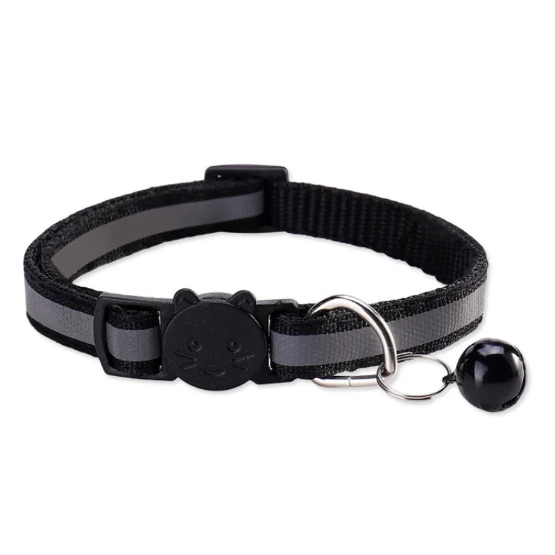 Reflective Breakaway Cat Collar with Bell