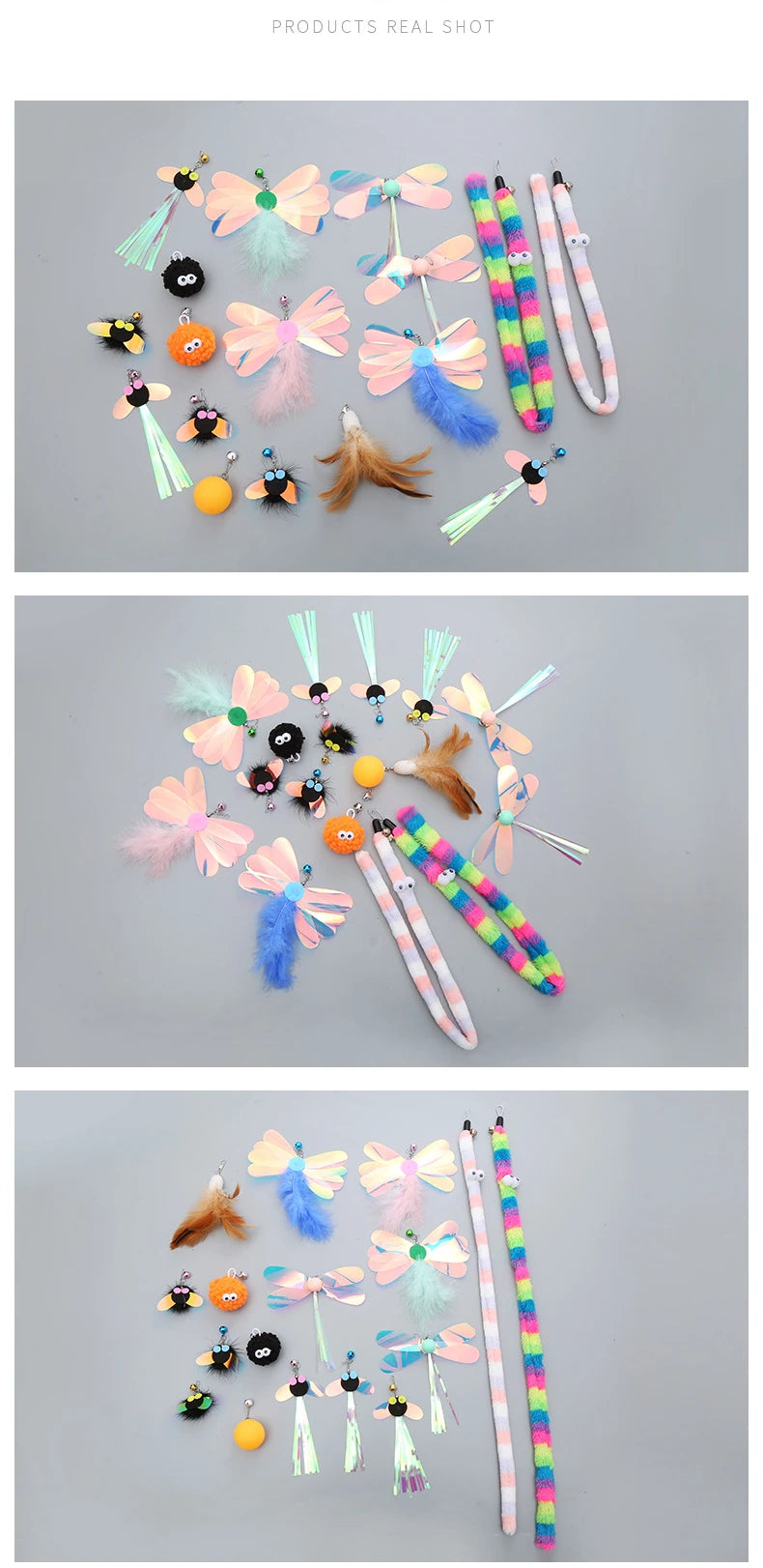 Cat Teaser Wand Replacement Heads