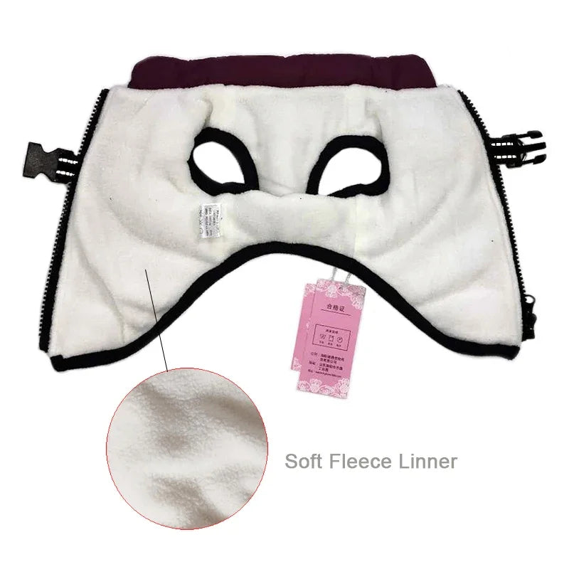Waterproof winter dog coat with built-in harness – photo 6