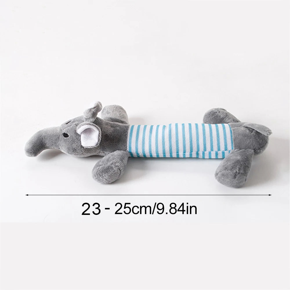 Stuffing-Free Squeaky Animal Dog Toy
