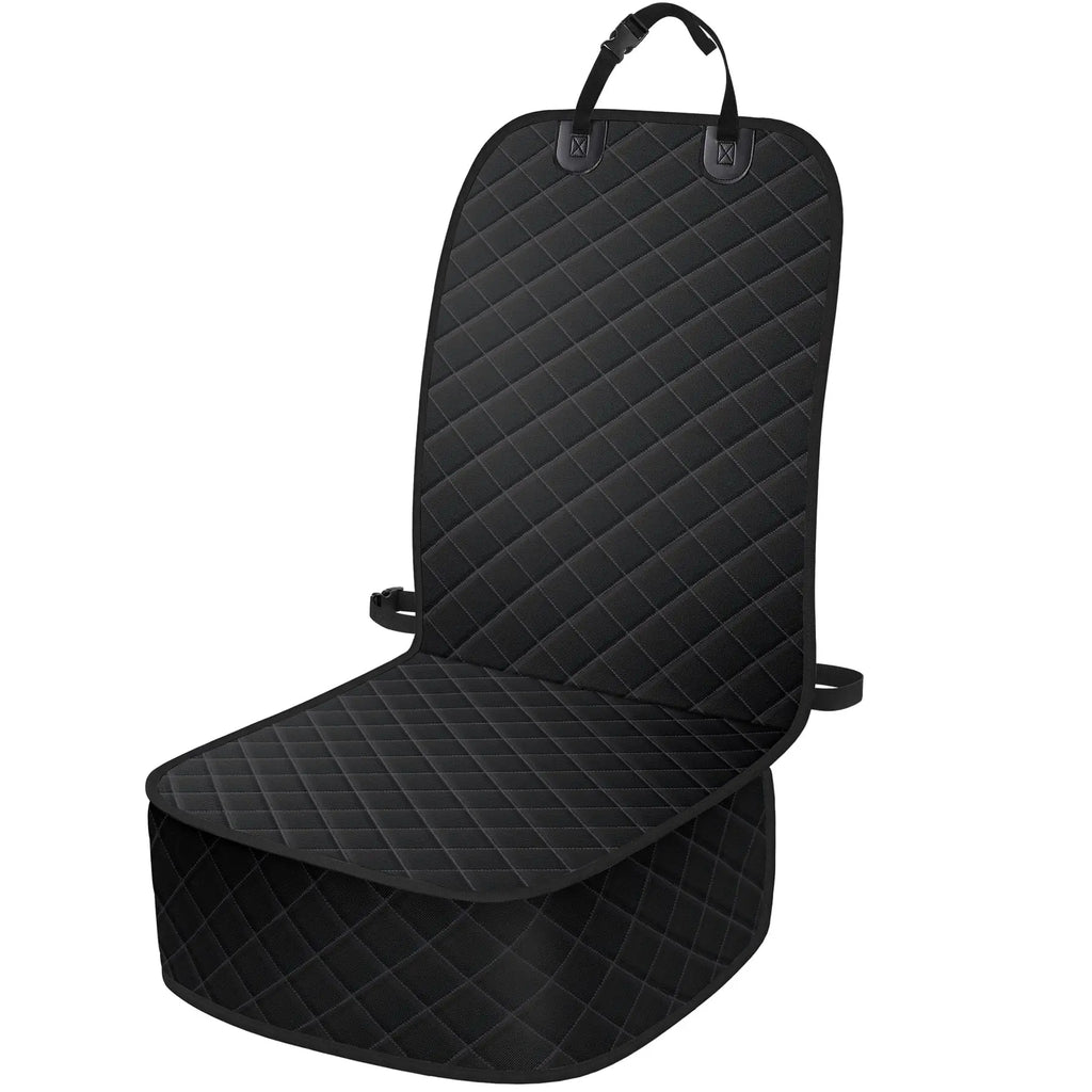 Waterproof dog front seat cover in a car