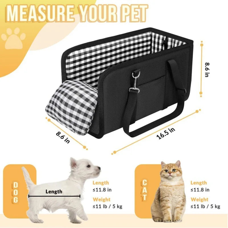 Console Dog Car Seat & Carrier, Centre Booster Seat for Small Pets – photo 2
