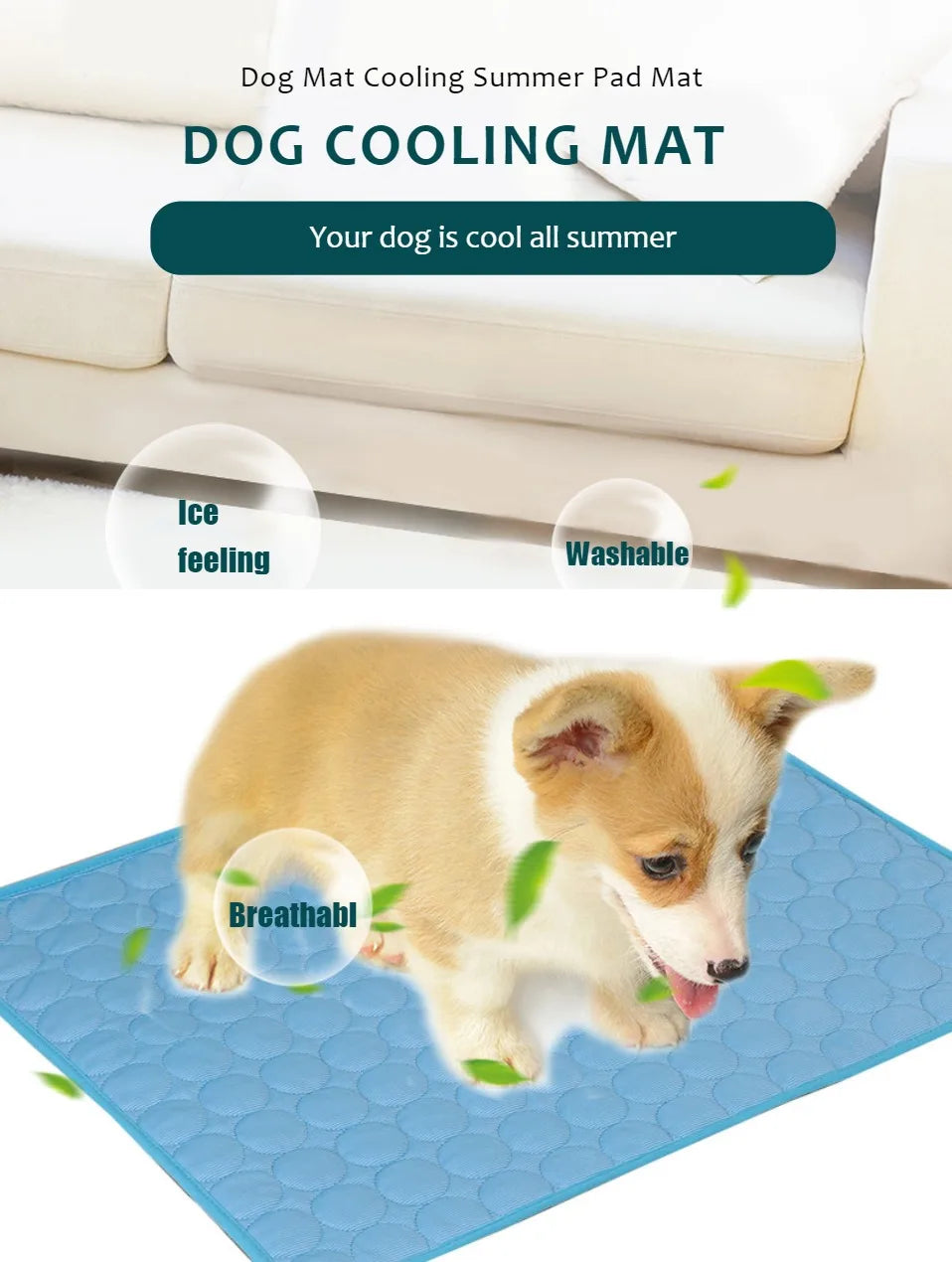 Pet cooling mat for dogs and cats – photo 7