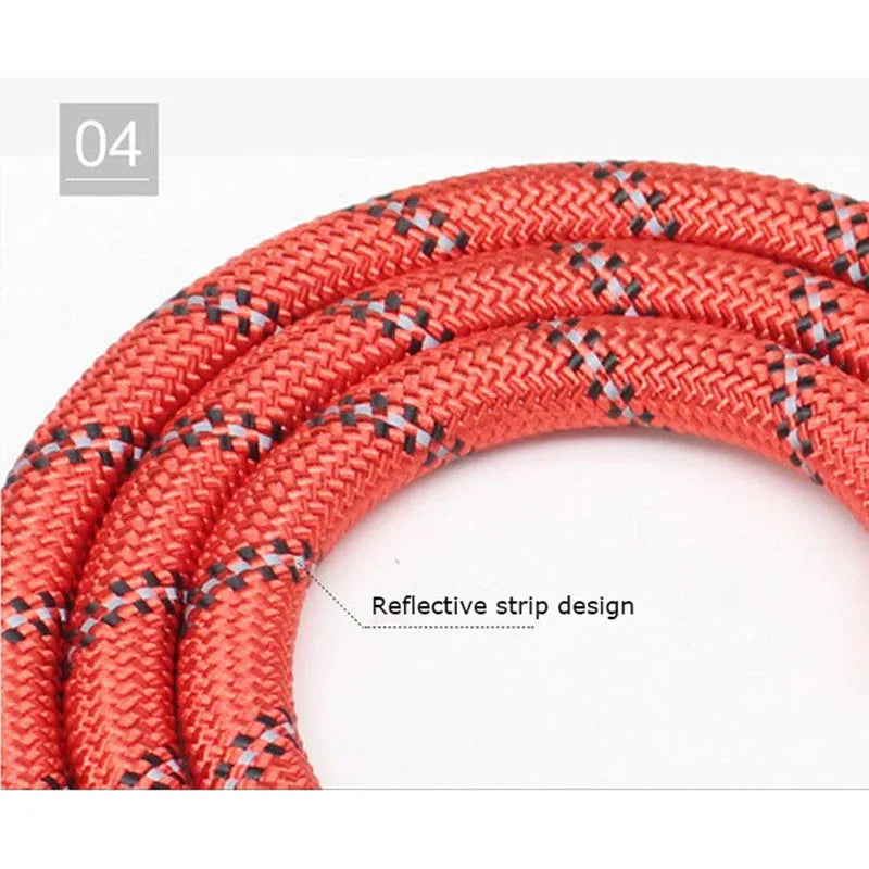 Reflective nylon dog lead with padded handle – photo 12