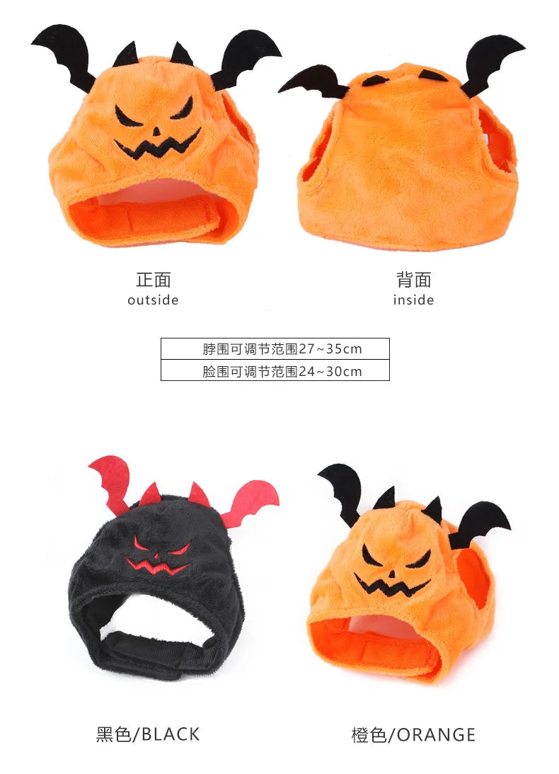 Halloween Bat Hat for Cats & Small Dogs