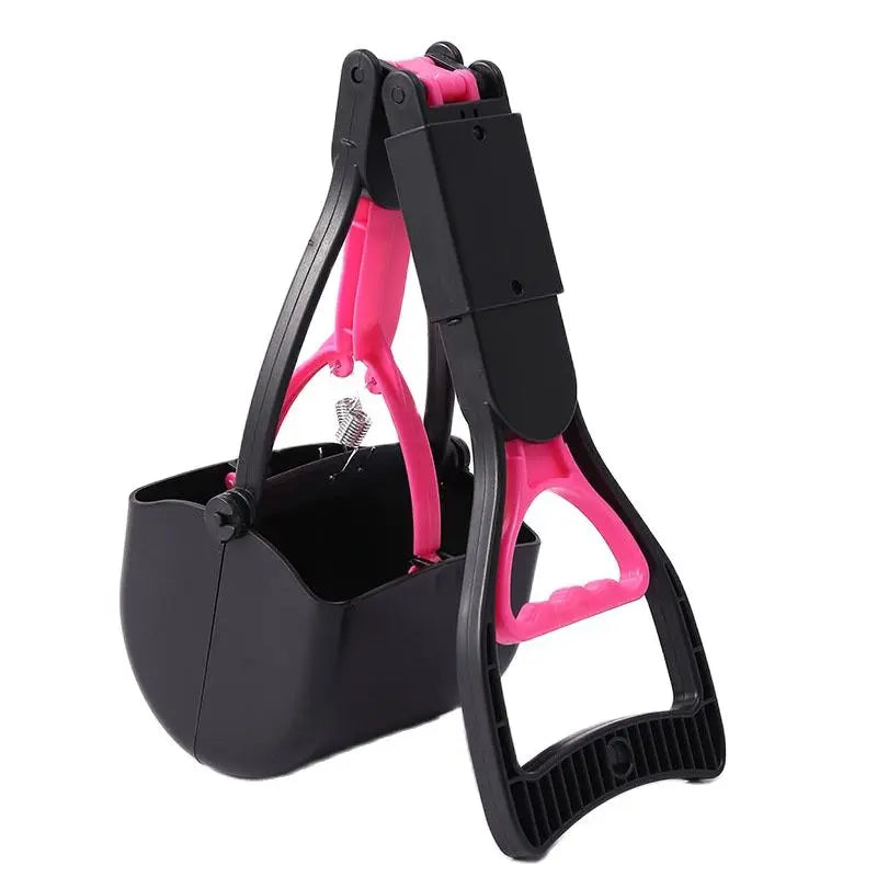 Jaw clamp pooper scooper with long handle – photo 5